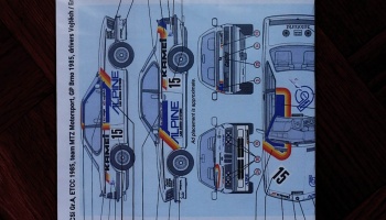 BMW 635 CSi, GP Brno 1985 - Vojtěch/ Enge, DTM 1985 - W.Nussbaumer pro Tamiya 24061,24322 1/24 - Matwej Worshop