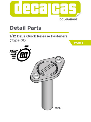 Dzus quick release fasteners - Type 1 1/12 - Decalcas