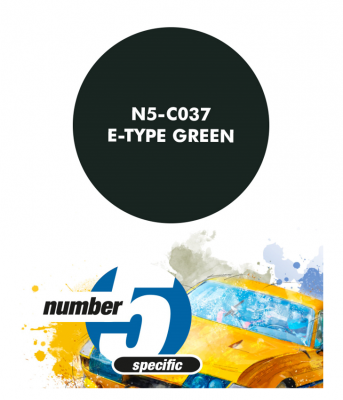 E-Type Green Paint for Airbrush 30 ml - Number 5