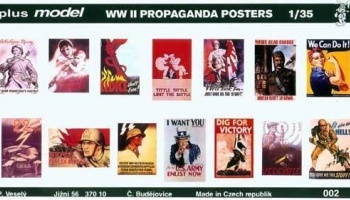 1/35 WW II. Propaganda Posters