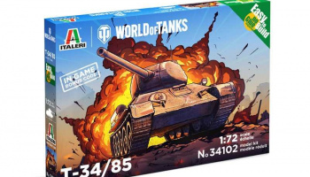 Easy to Build World of Tanks 34102 - T 34/85 (1:72)