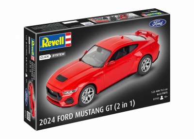 EasyClick auto 07743 - 2024 Ford Mustang GT (1:25) - Revell