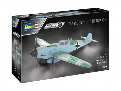 EasyClick letadlo - Messerschmitt Bf109G-6 (1:32) - Revell