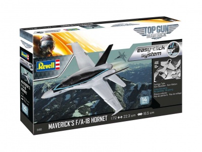 EasyClick ModelSet letadlo 64965 - Maverick's F/A-18 Hornet "Top Gun" (1:72) - Revell