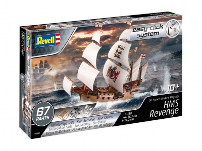 EasyClick Modelset loď 65661 - HMS Revenge (1:350) - Revell