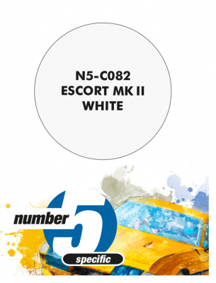 Escort Mk II White  Paint for Airbrush 30 ml - Number 5