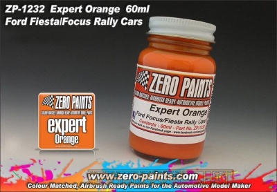 Expert Orange - Ford Focus/Fiesta Rally Cars (60ml) - Zero Paints