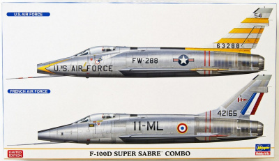 F-100D Super Saber Combo (2 kits) 1/72 - Hasegawa