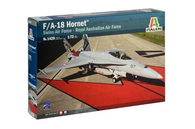 F/A 18 Hornet Swiss A.F./RAAF (1:72) Italeri Model Kit letadlo 1429