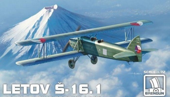 1/72 Letov S-16 1 Prague-Tokyo-Prague Plastic kit with PE parts