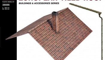 1/35 European Tiled Roof