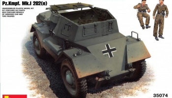 1/35 Dingo Mk II ( Pz.Kpfw.Mk 1 202(e) w/crew