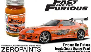 Fast and the Furious Toyota Supra Orange Pearl Paint 60ml - Zero Paints