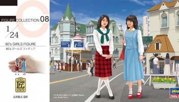 80’s GIRLS FIGURE (2 kits in the box) 1/24 - Hasegawa