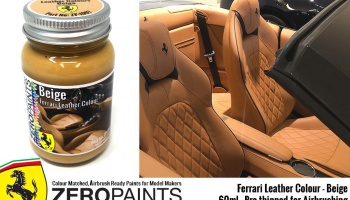 Ferrari Leather Colour Paints Beige - Zero Paints