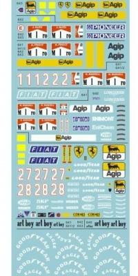 Ferrari F189/F190/F191 (640-643) Full decal 1/24 - MSM Creation