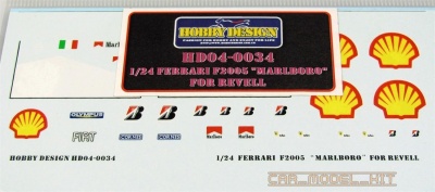 FERRARI F2005 "Marlboro" For Revell - Hobby Design