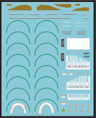 Ferrari F60 Barcode 1:43 - MSM Creation