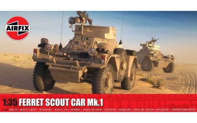 Ferret Scout Car Mk.1 (1:35) Classic Kit military A1386 - Airfix