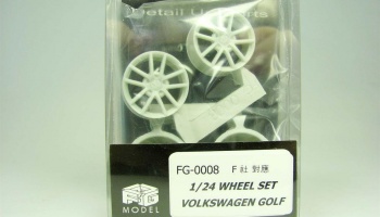 Volkswagen Golf Wheel Set (for Fujimi) 1/24 - FG Model