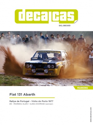 Fiat 131 Abarth 1/24 - Decalcas