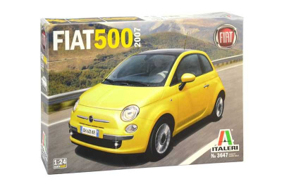 Fiat 500 (2007) (1:24) Model Kit 3647 - Italeri