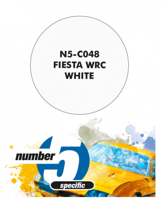 Fiesta WRC White  Paint for Airbrush 30 ml - Number 5