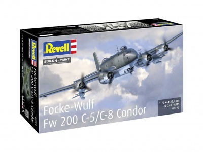 Focke-Wulf Fw 200 C-5/C-8 Condor (1:72) Plastic Model Kit letadlo 03777 - Revell