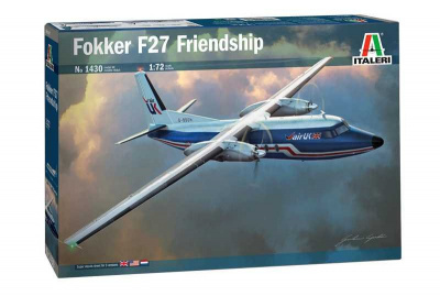 Fokker F27  Friendship (1:72) Model Kit letadlo 1430 - Italeri