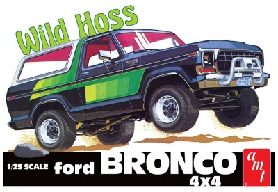 Ford Bronco 4x4 Wild Hoss 1/25 - AMT