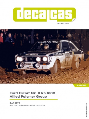 Ford Escort Mk.II RS 1800 - Decalcas