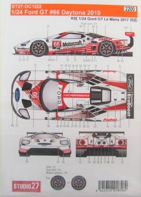 Ford GT #66 Daytona 2019 - Studio27