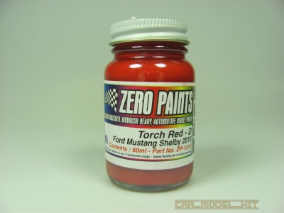 Ford Mustang Shelby 2010 - 60ml Red - Zero Paints