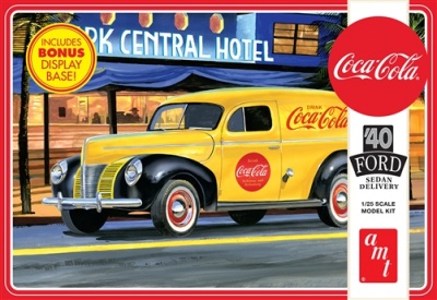 FORD SEDAN 1940 DELIVERY (COCA-COLA) 1:25 MODEL KIT - AMT