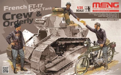 French FT-17 Light Tank - Crew & Orderly 1/35 - Meng