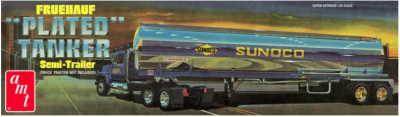 Fruehauf 'Plated' Tanker Semi Trailer 'Sunoco' 1/25 - AMT