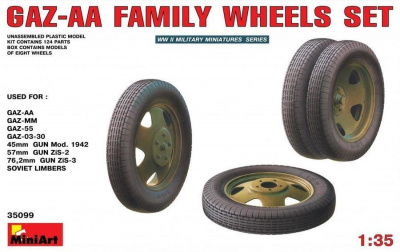 GAZ-AA Family Wheels set 1/35– MiniArt