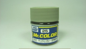 Mr. Color C 025 - Dark Seagray - Tmavá mořská šedá - Gunze