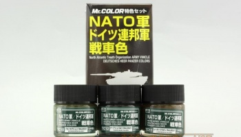 Mr. Color - NATO TANK COLOR - Tanky NATO sada barev 3x10ml - Gunze