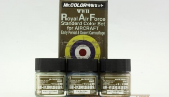 Mr. Color - ROYAL AIR FORCE (WWII) COLOR EARLY - RAF - early sada barev 3x10ml - Gunze