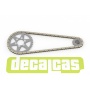 Generic chain and sprocket kit - type 1 1/12 - Decalcas