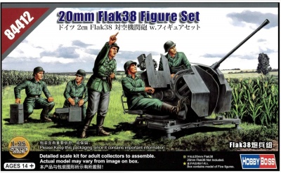 German 20mm Flak38 Figure Set 1:35 - Hobby Boss