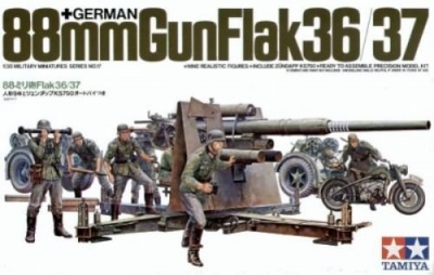 German 88mm Gun Flak36/37  1/35 - Tamiya