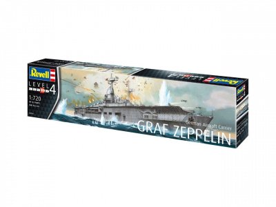 German Aircraft Carrier GRAF ZEPPELIN (1:720) Plastic Model Kit 05164 - Revell