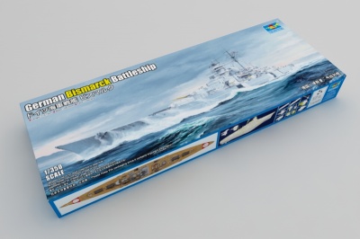 German Bismarck Battleship in 1:350 - Trumpeter