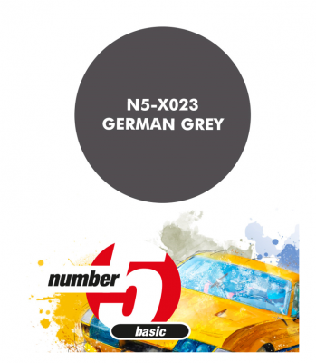 German Grey  Paint for Airbrush 30 ml - Number 5