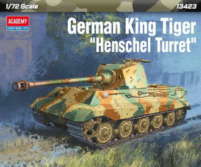 German King Tiger "Henschel Turret" (1:72) - Academy