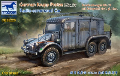 German Krupp Protze Kfz. 19 Radio Command Car 1/35 - Bronco