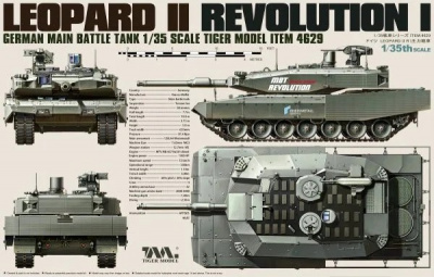 German Main Battle Tank Leopard II Revolution I 1/35 - Tiger Model