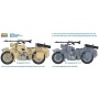 German Military Motorcycle with Sidecar (1:9) - Italeri